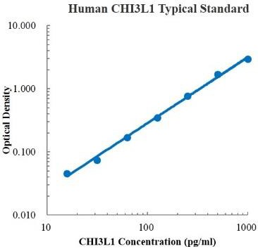 Human Chitinase 3-like 1/CHI3L1 Standard (人几丁质酶3样蛋白1 标准品)