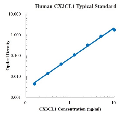 Human CX3CL1/Fractalkine Standard (人趋化因子C-X3-C基序配体1 标准品)