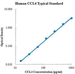 Human CCL4/MIP-1β Standard (人趋化因子CC配体4/巨噬细胞炎症蛋白1beta 标准品)