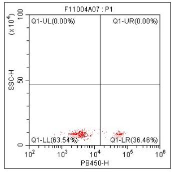 Anti-Human CD4, mFluor 450 (Clone:SK3) 检测试剂 - 结果示例图片